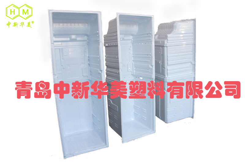 客戶用我司材料吸塑而成的冰箱內膽制品