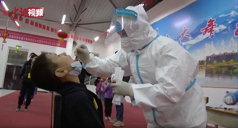 新疆以疏附縣為重點，對喀什地區(qū)開展全員免費核酸檢測。